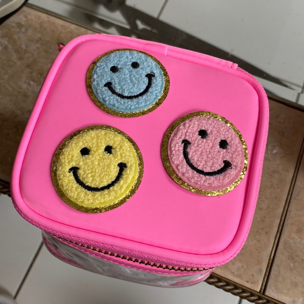 NWT Stoney Clover Lane mini open top pouch - bubble gum